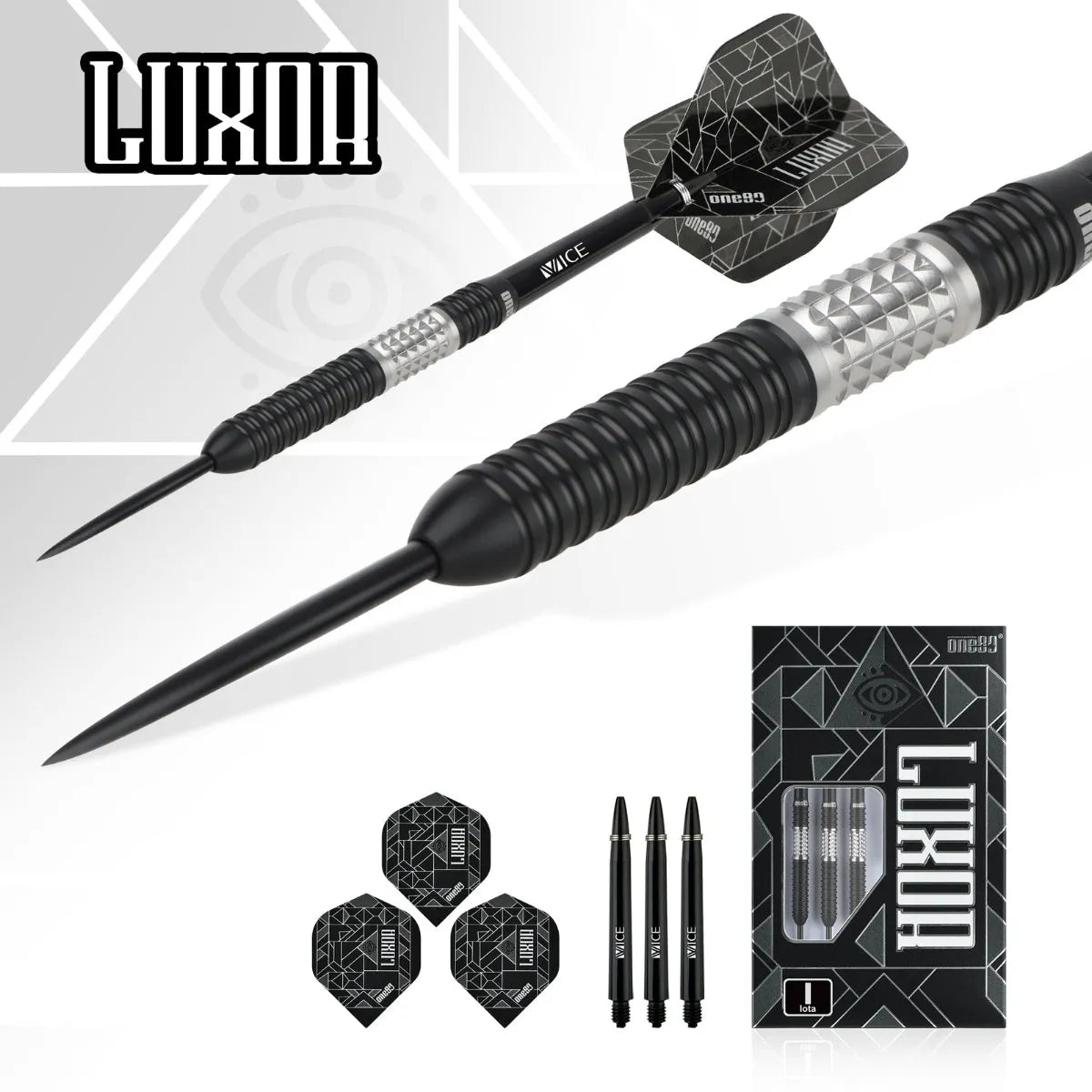 One80 Luxor II Lota 90% Tungsten Steel Tip Darts