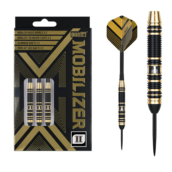 One80 Mobilizer 02 Steel Tip Darts-1-20 GRAM-Premier Darts