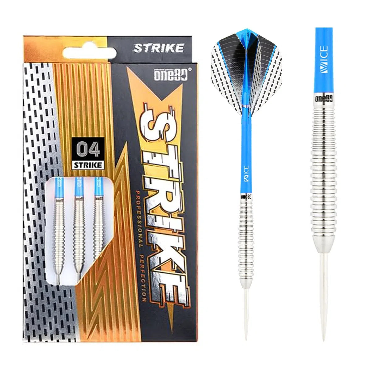 One80 Strike 04 80% Tungsten Steel Tip Darts