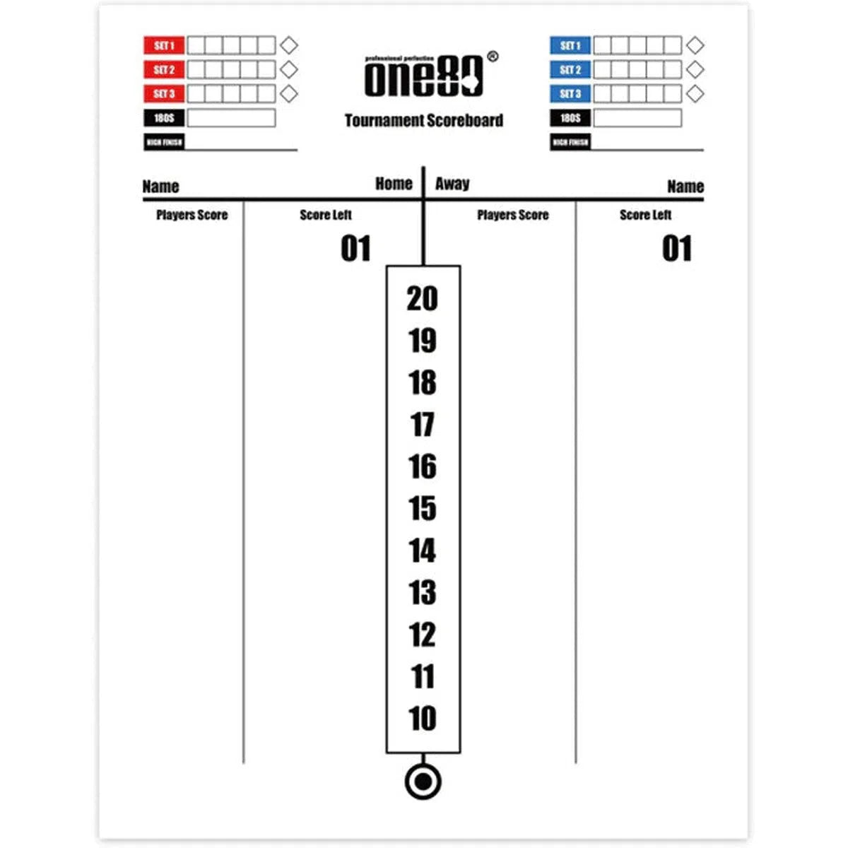 One80 Tournament Scoreboards  3 Available Sizes