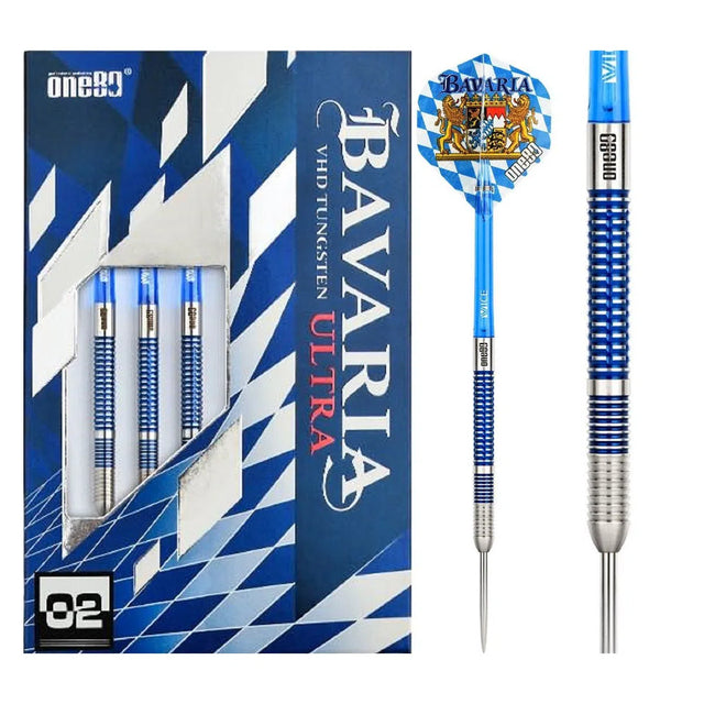 One80 Bavaria Ultra 02 90% Tungsten Steel Tip Darts