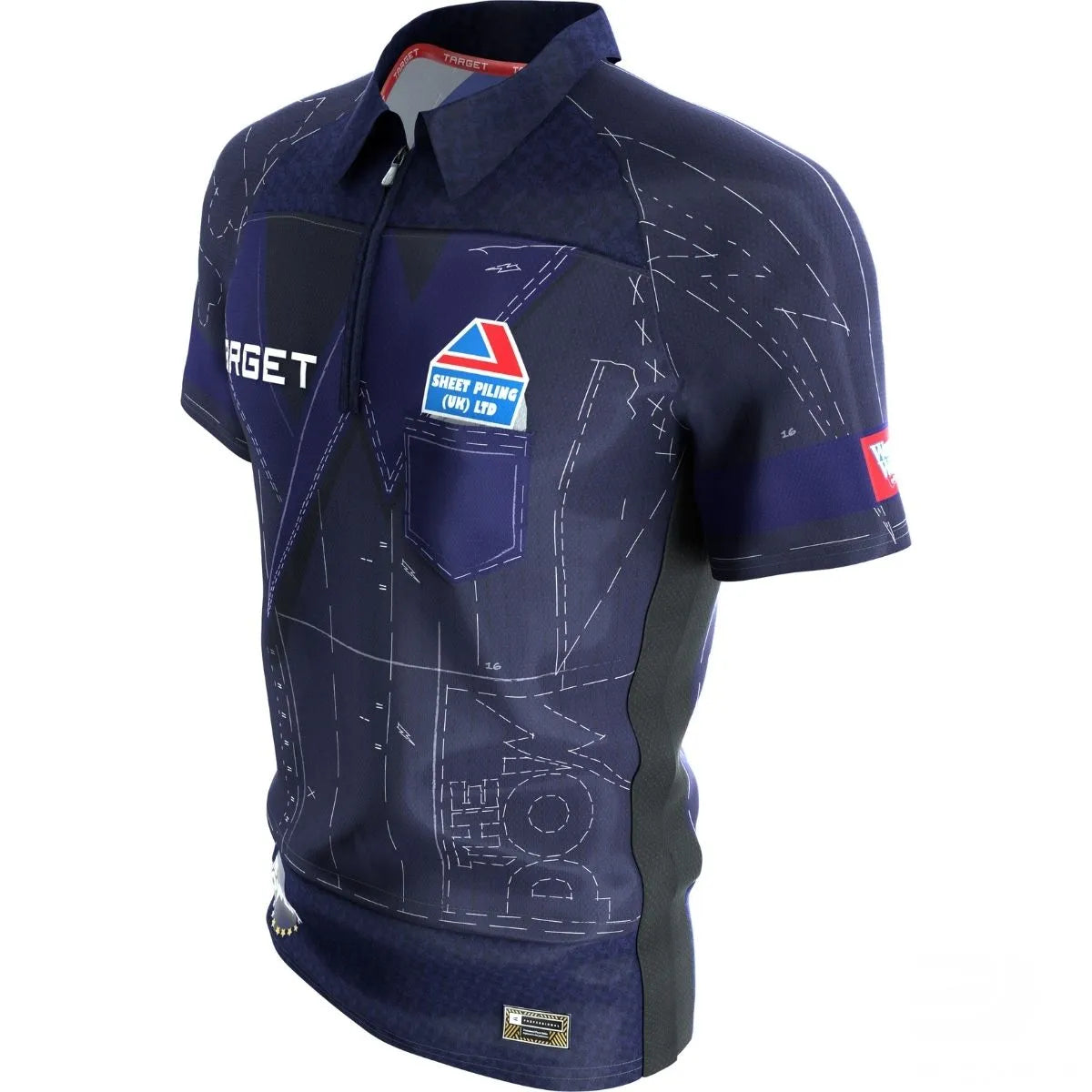 Target Darts Phil Taylor 2027 Player Shirt-9-8 Years-Premier Darts