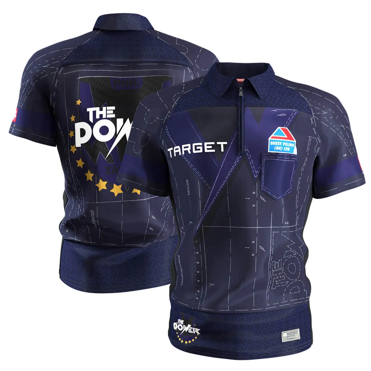 Target Darts Phil Taylor 2027 Player Shirt-8-8 Years-Premier Darts