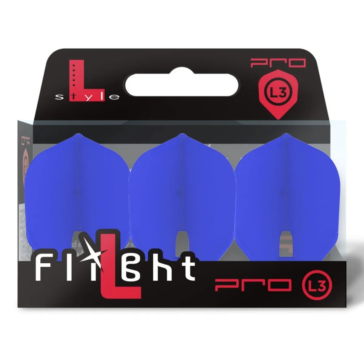 L-Style Darts L-Flight PRO L3 Flights-10-Black-Premier Darts