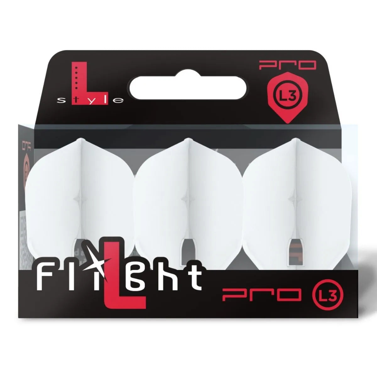 L-Style Darts L-Flight PRO L3 Flights-12-Black-Premier Darts