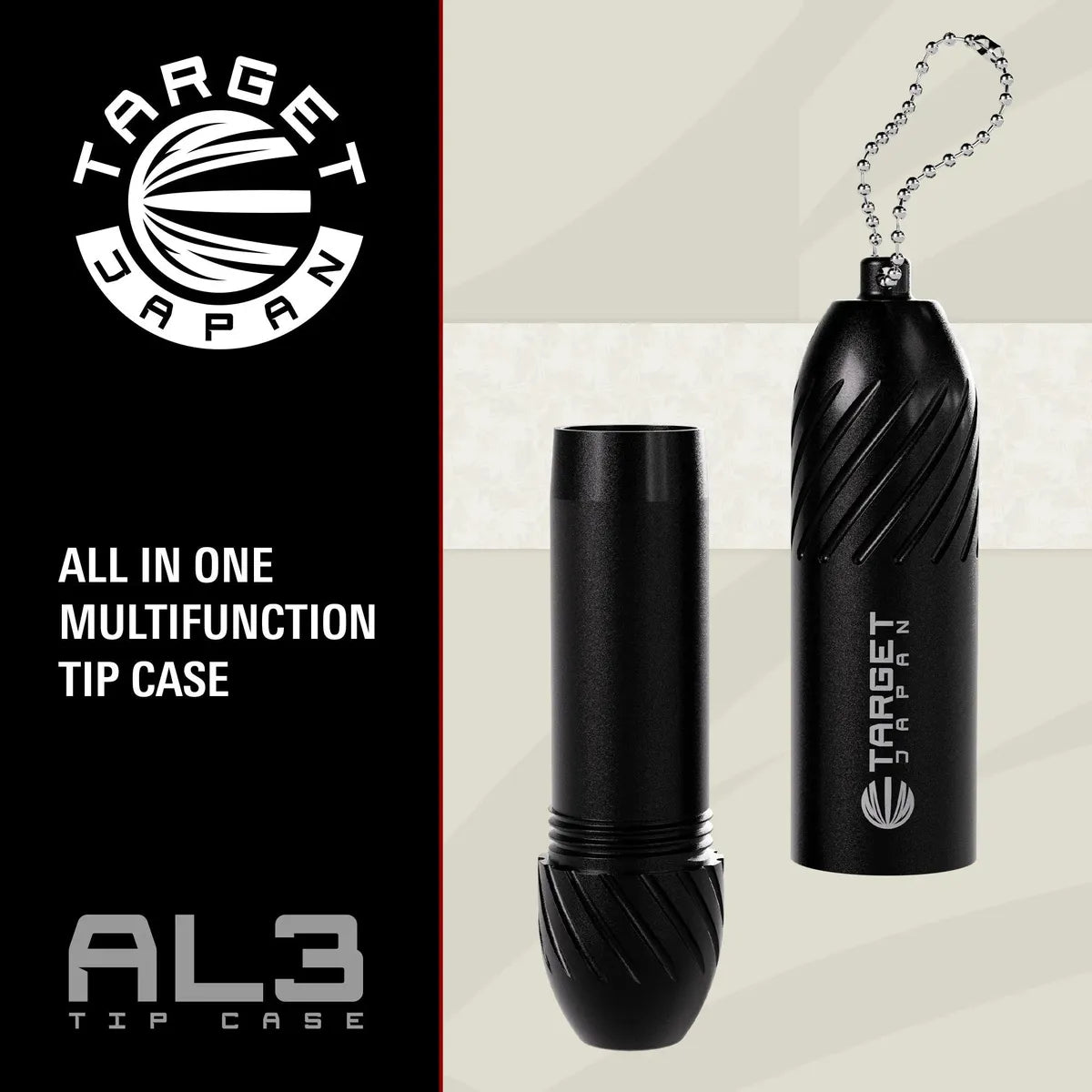 Target Japan AL3 Tip Case-4-Black-Premier Darts