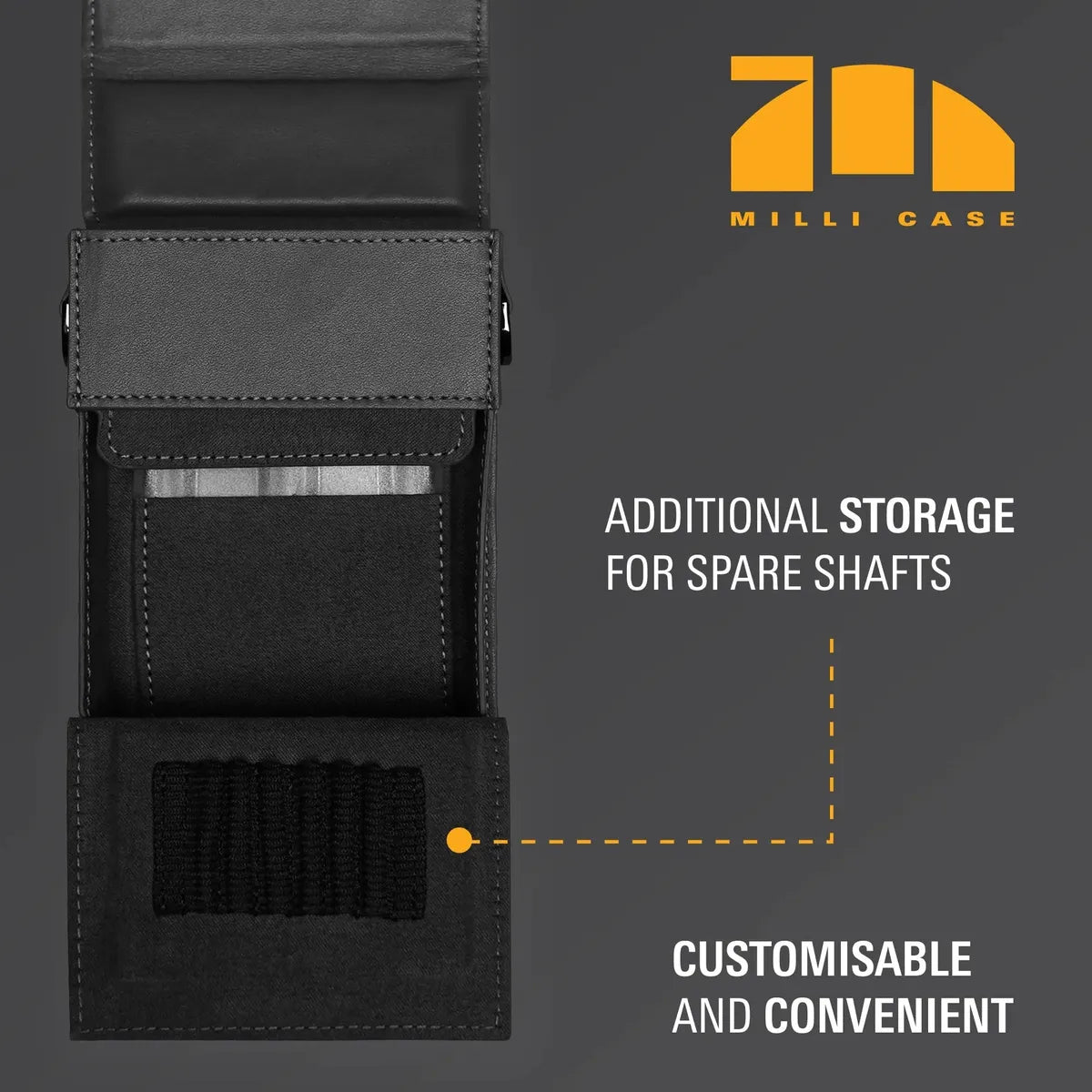 Target Japan Milli Dart Case-5-Black-Premier Darts