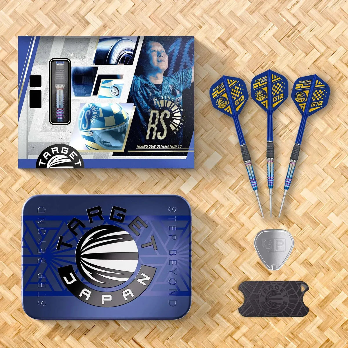 Target Japan Haruki Muramatsu Rising Sun G10 95% Tungsten Steel Tip Darts-10-23 GRAM-Premier Darts