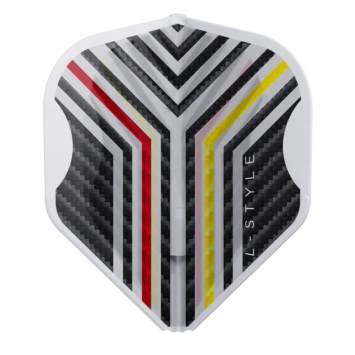 L-Style Darts L-Flight EZ L1 Arno Merk V1 Clear White Flights-1-Premier Darts