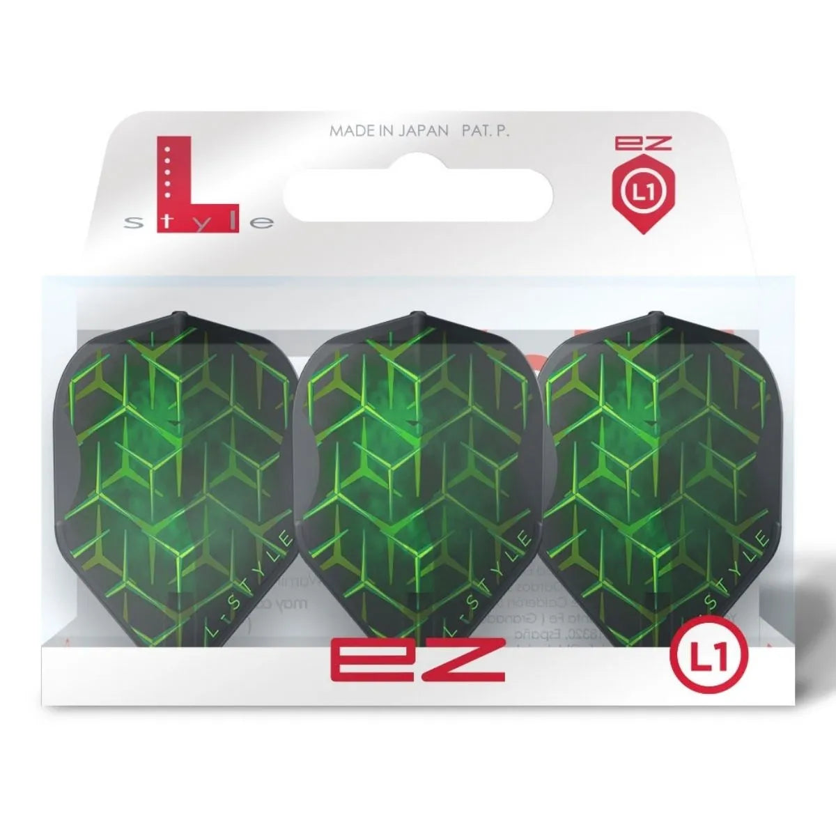 L-Style Darts L-Flight EZ L1 Lukas Wenig V2 Black Flights-3-Premier Darts
