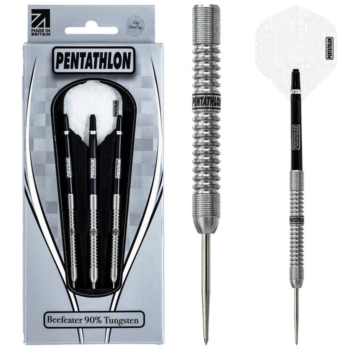 Pentathlon Beefeater 90% Tungsten Steel Tip Darts