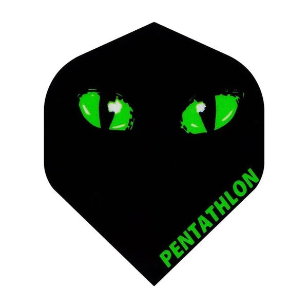 Pentathlon Green Eyes Standard No2 Flights-1-Premier Darts
