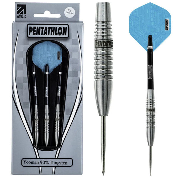 Pentathlon Yeoman 90% Tungsten Steel Tip Darts-1-22 GRAM-Premier Darts