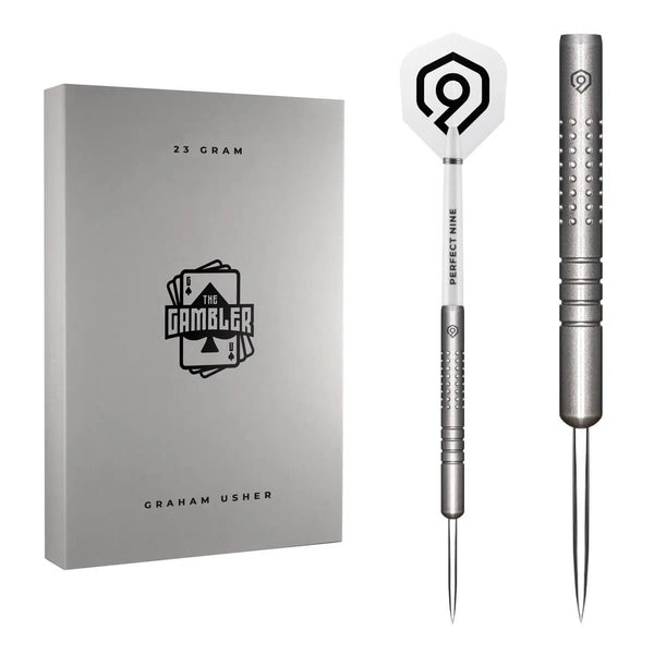 Perfect Nine Graham The Gambler Usher 90% Tungsten Steel Tip Darts-1-23 GRAM-Premier Darts