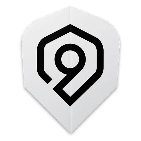 Perfect Nine Logo White Flights-1-Premier Darts