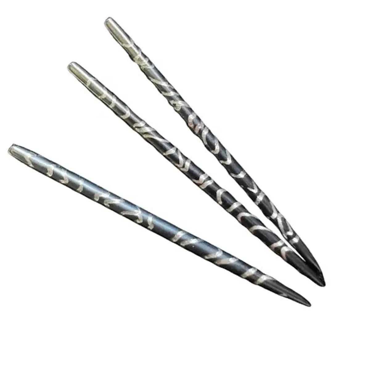 Pharaoh Points Nefertiti Finger Swirl Grip Dart Points-3-Black-26mm-Premier Darts