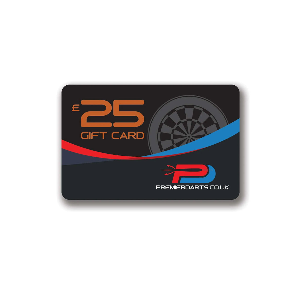 £25 gift card with Premier Darts logo