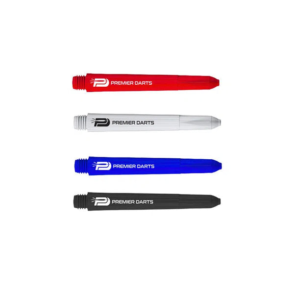 Premier Darts Premium Nylon Shafts-1-Black-Short-Premier Darts