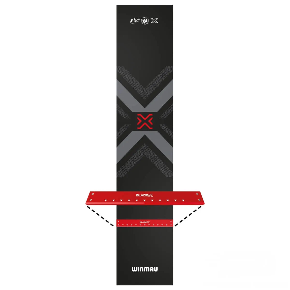 Winmau Pro Zone Blade X PVC Dart Mat & Integrated Oche-2-Premier Darts