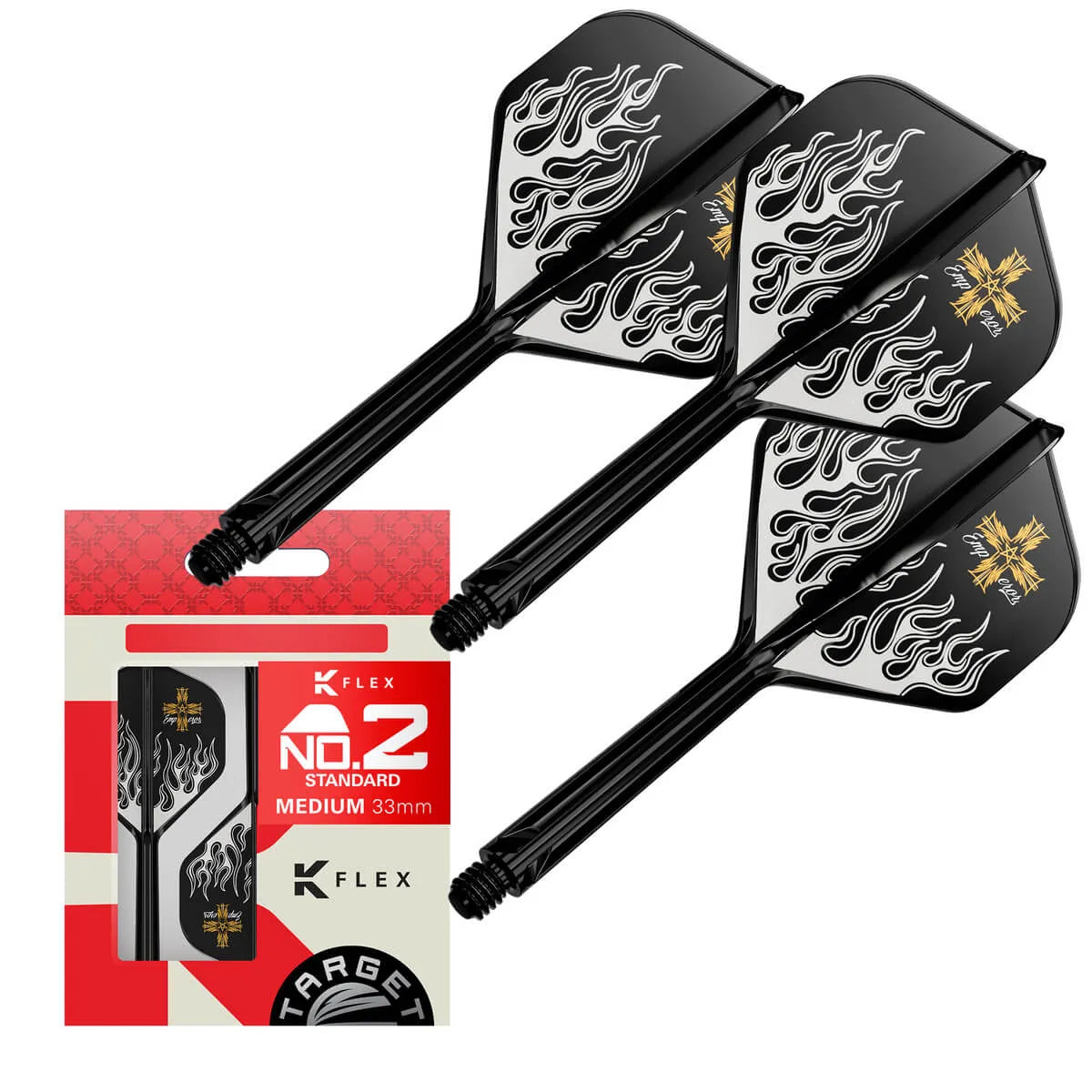 Target Japan Pyro G2 K-Flex Flight System No2-8-Medium-Premier Darts