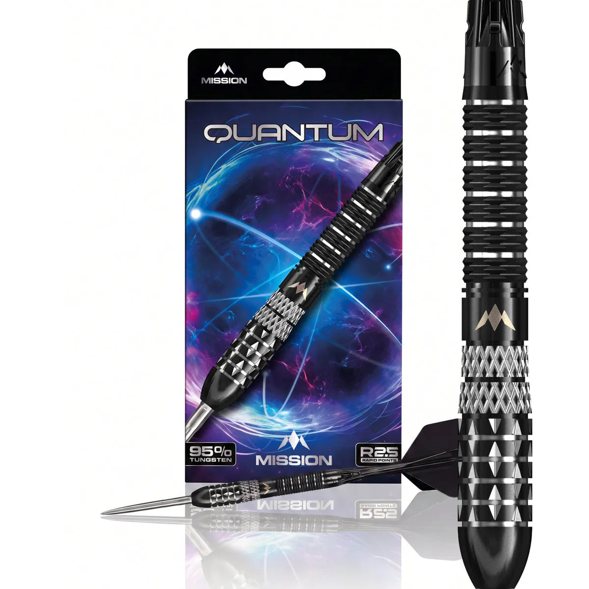 Mission Quantum R2.5 95% Tungsten Steel Tip Darts-3-21 GRAM-Premier Darts
