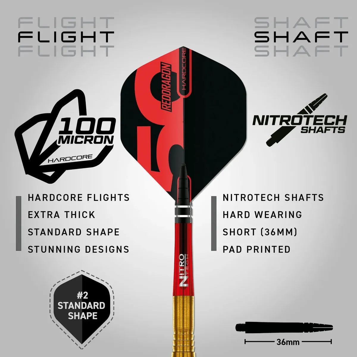 Red Dragon 50 Year Collection Golden Virgin 5 90% Tungsten Steel Tip Darts