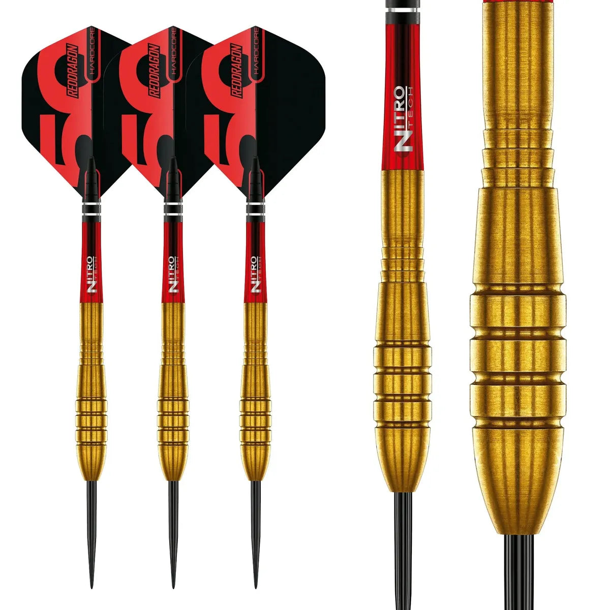 Red Dragon 50 Year Collection Golden Virgin 5 90% Tungsten Steel Tip Darts