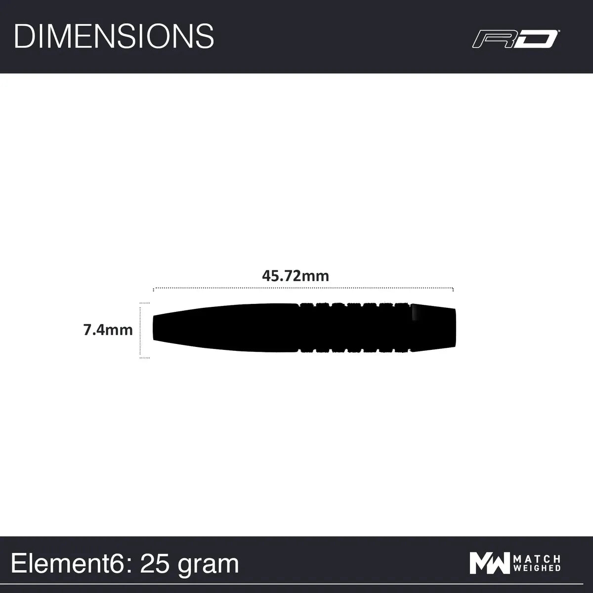 Red Dragon 50 Year Collection Element6 C 90% Tungsten Steel Tip Darts