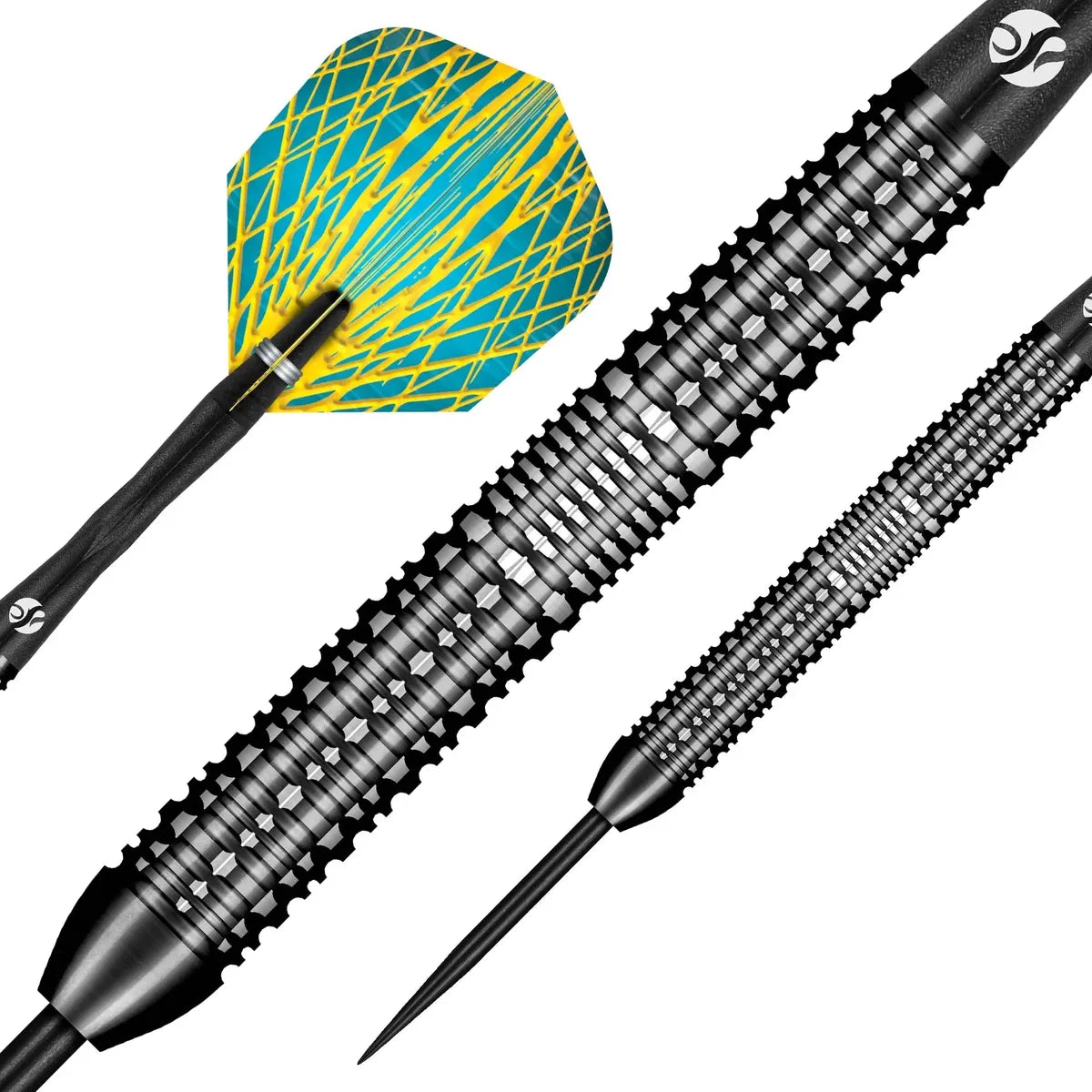 Shot Pro Series Rowby John Rodriguez Baha 90% Tungsten Steel Tip Darts-2-25 GRAM-Premier Darts