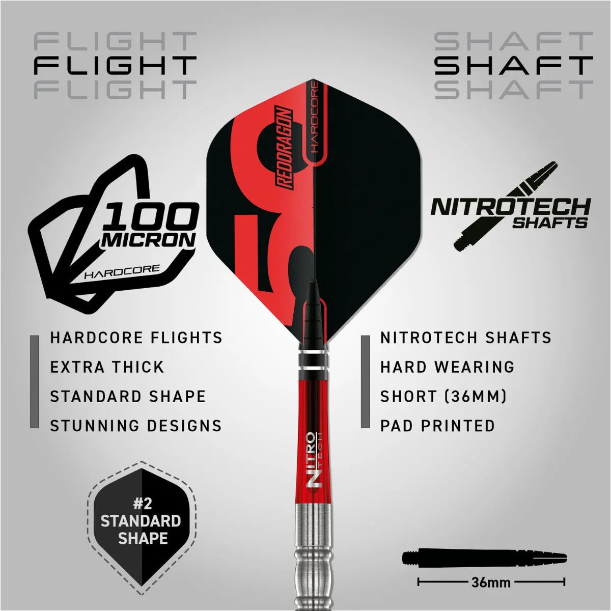 Red Dragon 50 Year Collection Penetrator 4 95% Tungsten Steel Tip Darts