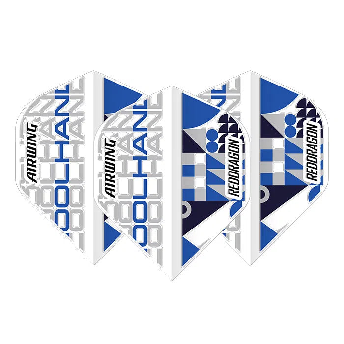 Red Dragon Airwing Moulded Luke Humphries White Standard Flights