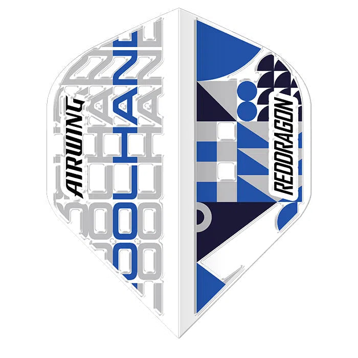 Red Dragon Airwing Moulded Luke Humphries White Standard Flights