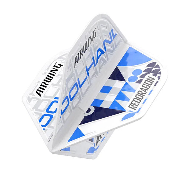 Red Dragon Airwing Moulded Luke Humphries White Standard Flights-1-Premier Darts