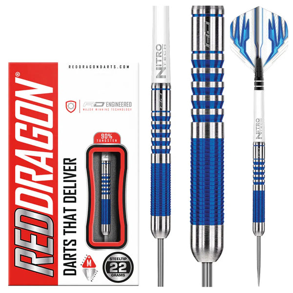 Red Dragon Colin Lloyd 90% Tungsten Steel Tip Darts-1-22 GRAM-Premier Darts
