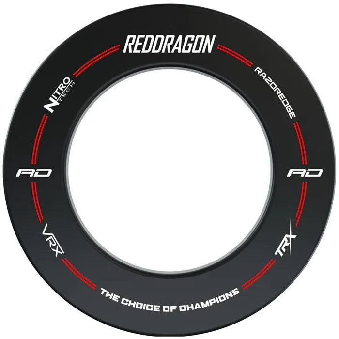 Red Dragon Dartboard Surround Black