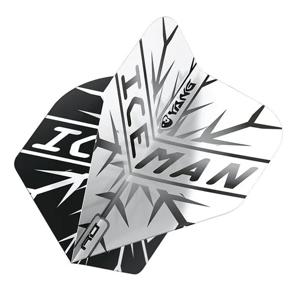Red Dragon Gerwyn Price Black & White Yin Yang Flights-1-Premier Darts