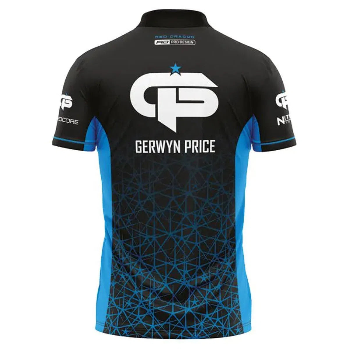 Red Dragon Gerwyn Price Signature Blue Polo
