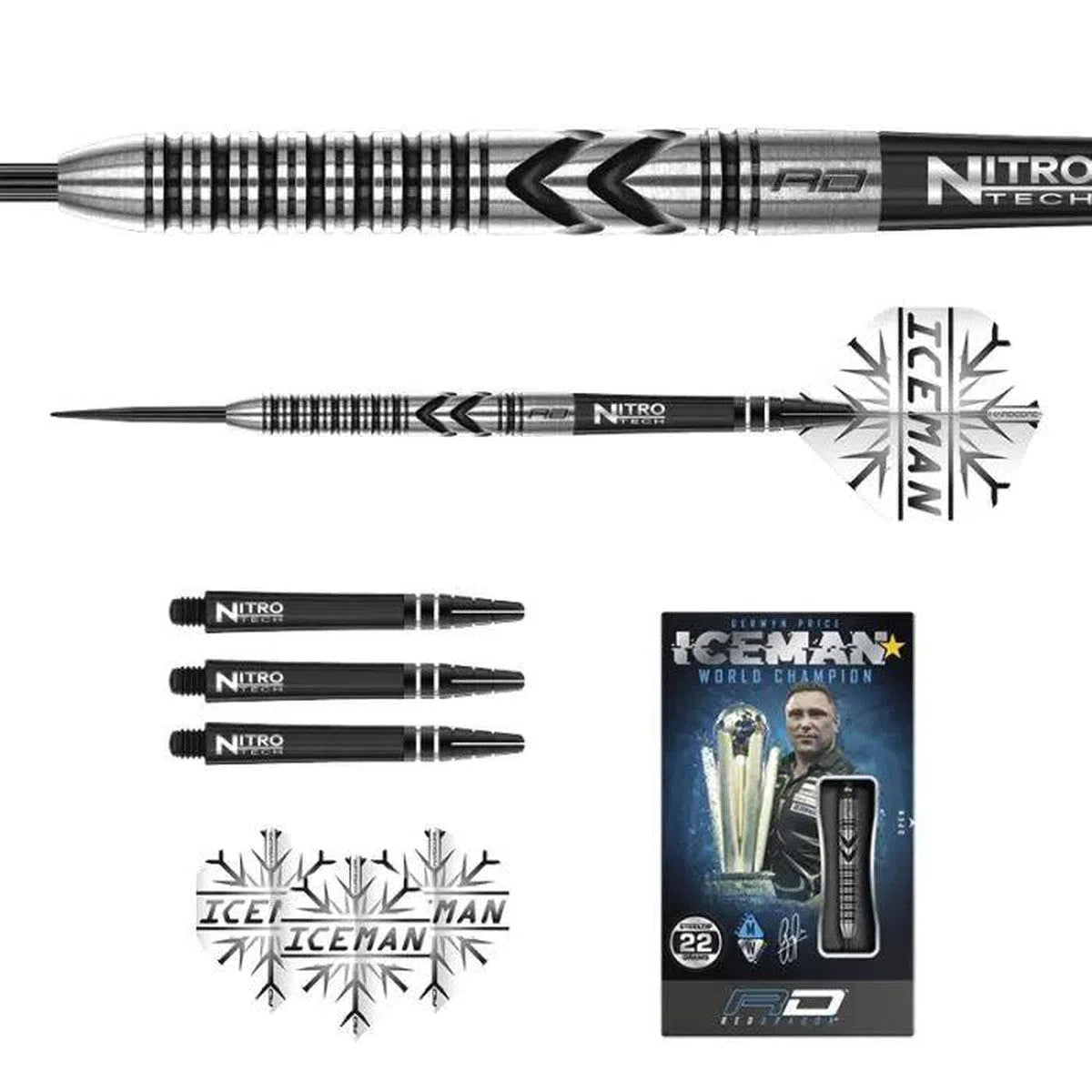 Red Dragon Gerwyn Price Thunderbolt 90% Tungsten Steel Tip Darts