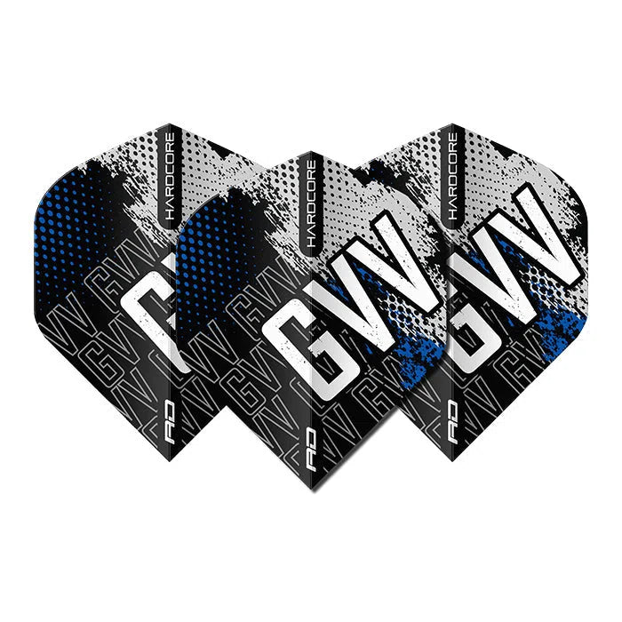 Red Dragon Gian Van Veen Hardcore Blue Standard Flights