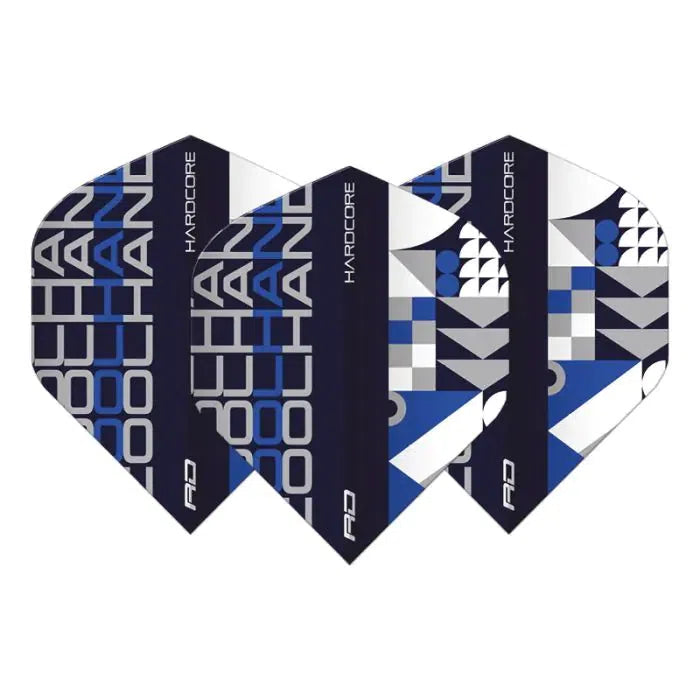 Red Dragon Hardcore Cool Hand Black and Blue Stack Standard Flights