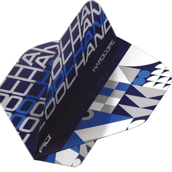Red Dragon Hardcore Cool Hand Black & Blue Stack Standard Flights-1-Premier Darts