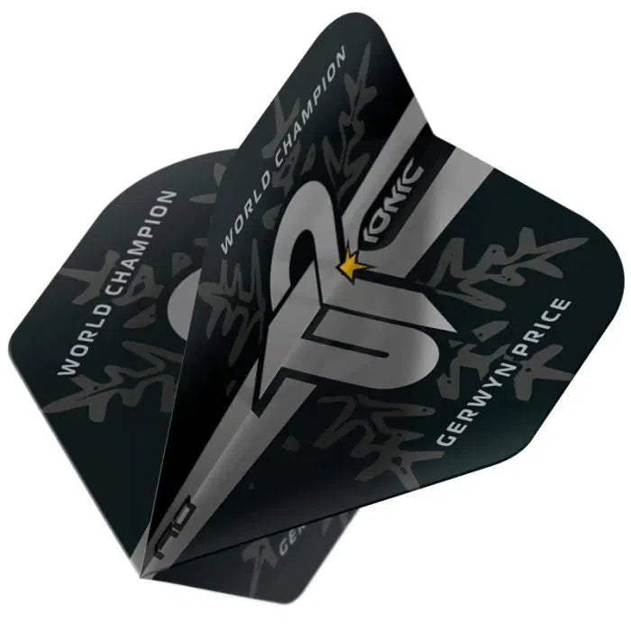 Red Dragon Hardcore Ionic Gerwyn Price World Champion Silver Logo Standard Flights