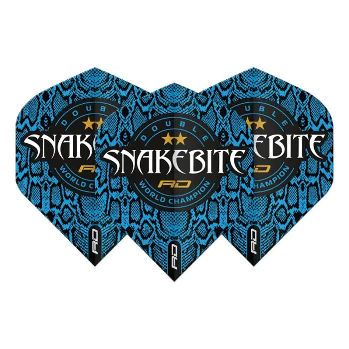 Red Dragon Hardcore Ionic Snakebite Blue Logo Flights