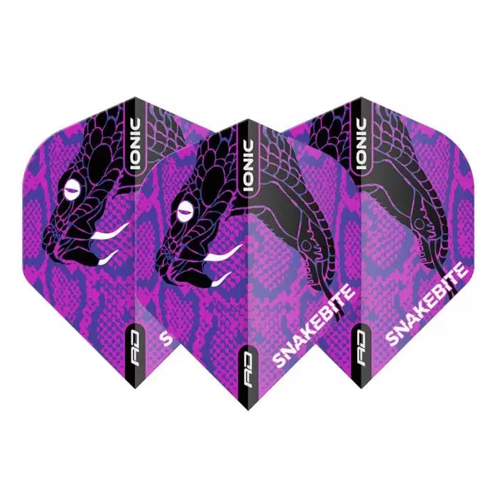 Red Dragon Hardcore Ionic Snakebite Purple Head Flights