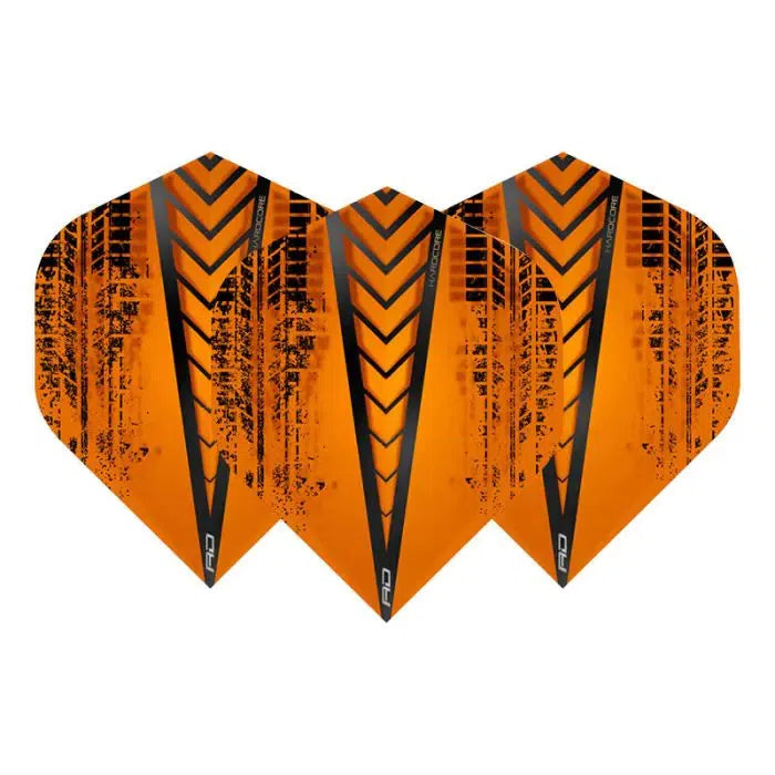 Red Dragon Hardcore Radical Orange Standard Flights