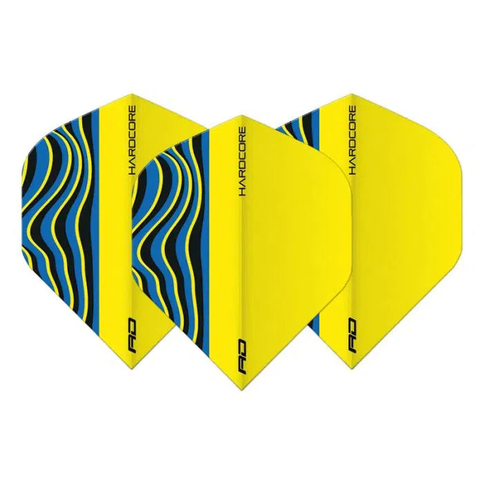 Red Dragon Hardcore Radical Yellow Wave Standard Flights