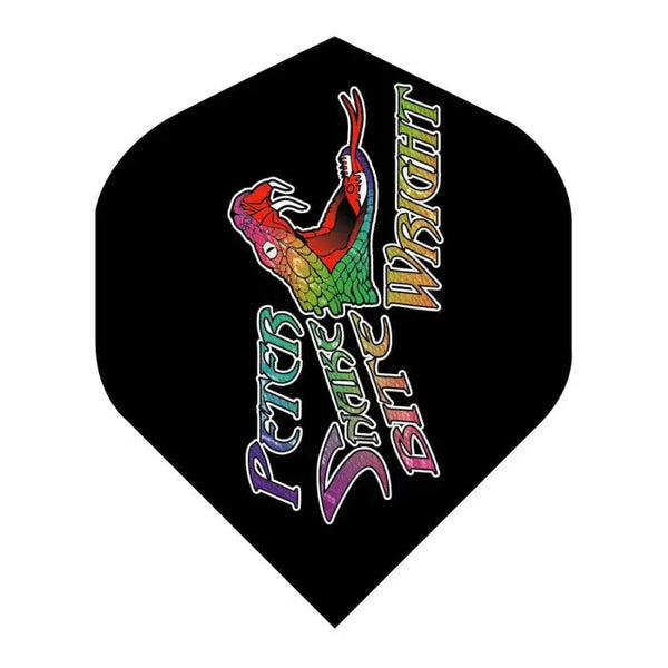 Red Dragon Hardcore Snakebite Black Snake Flights-1-Premier Darts
