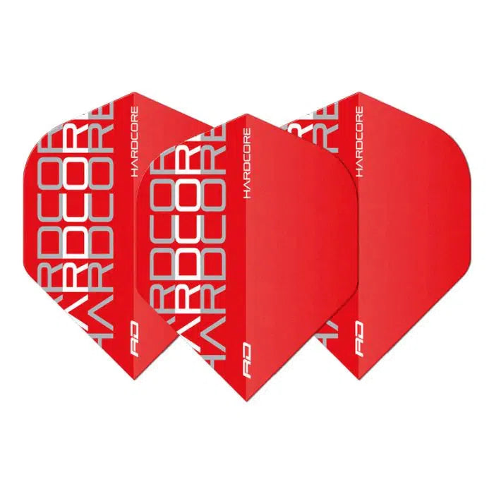 Red Dragon Hardcore XT Radical White Triple Flights