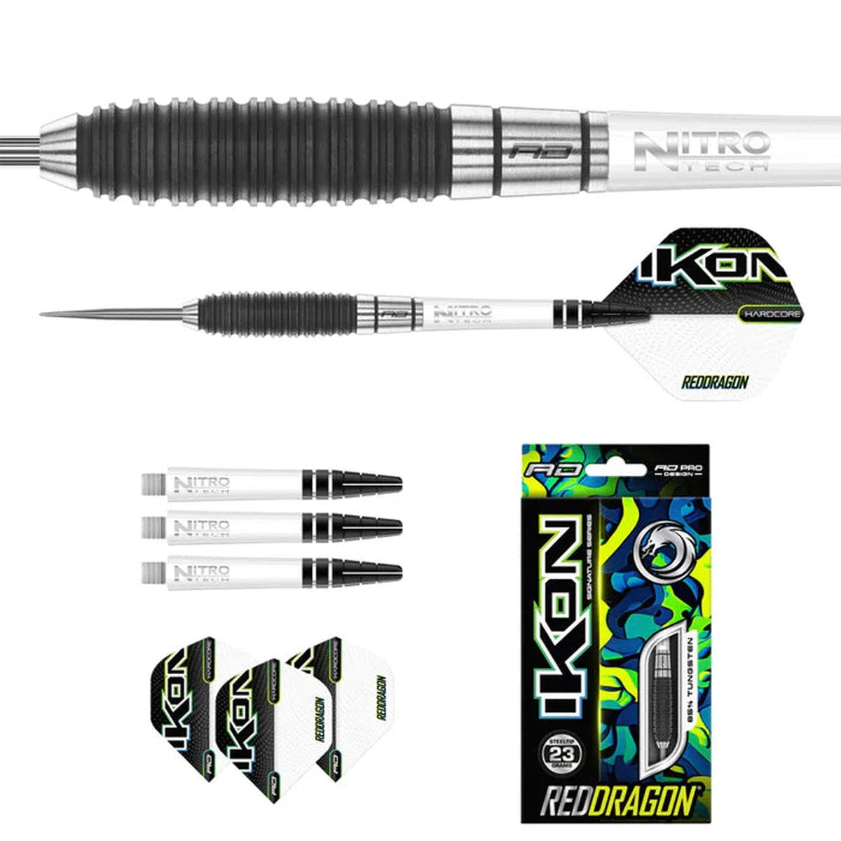 Red Dragon Ikon 1.3 85% Tungsten Steel Tip Darts