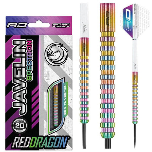 Red Dragon Javelin Spectron 85% Tungsten Steel Tip Darts-1-20 GRAM-Premier Darts